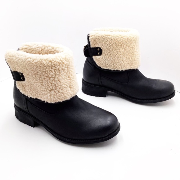 {UGG}Aldon Water Resistant Leather Boot - Picture 6 of 16